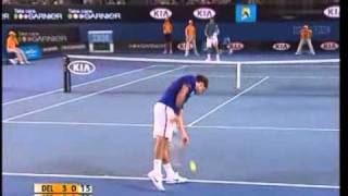 Federer - Del Potro 3-0  qdf  AUSOPEN2009  Best Roger's points