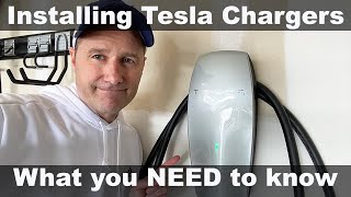 Installing One or Multiple Tesla Chargerswhat you need to know!