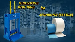 Guillotine Cuts Spunbond Textile