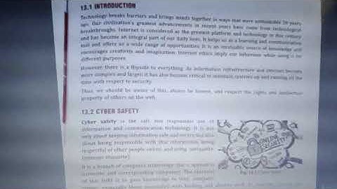 Class Xi Computer Science Cyber security part 1