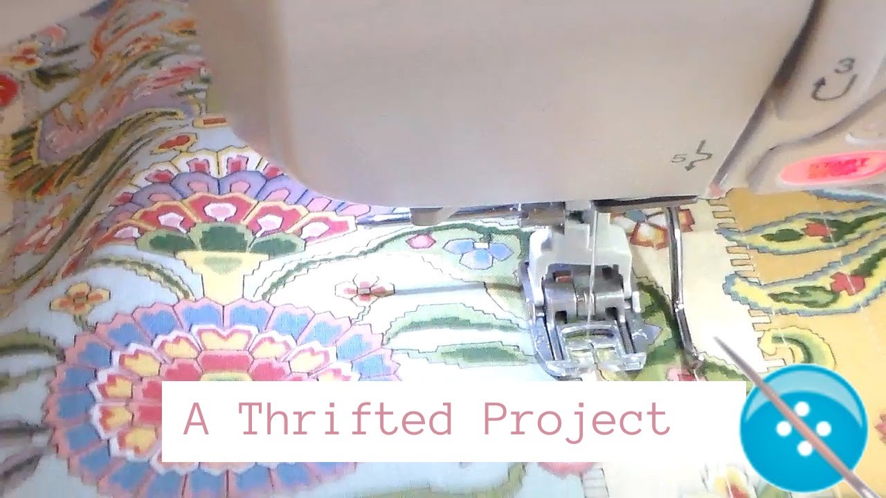 Sewing An Envelope Purse from Thrifted Fabric