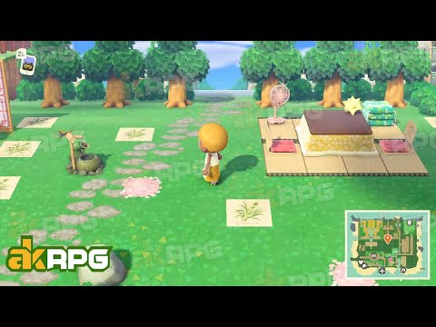 Custom Design For Outdoor Animal Crossing New Horiozns - Simple Picnic Area Design Idea