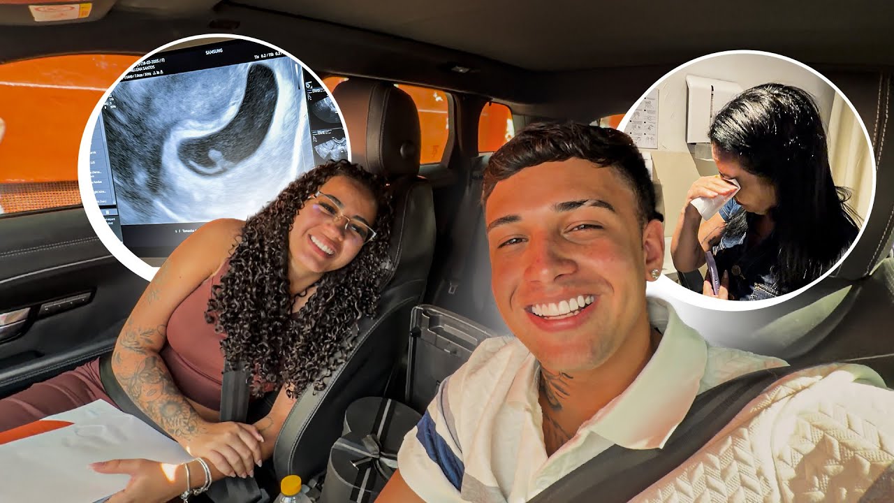 FOMOS VER NOSSO NENÉM PELA PRIMEIRA VEZ ( PRIMEIRA ULTRASSOM) 🥹🤰🏻👶🏻