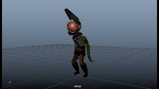 Drone Lowpoly Rig Idle Anim Test V001