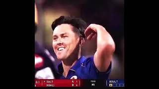 Trent boult vs phil salt💀☠ #cricket #cricketlover #trentboult