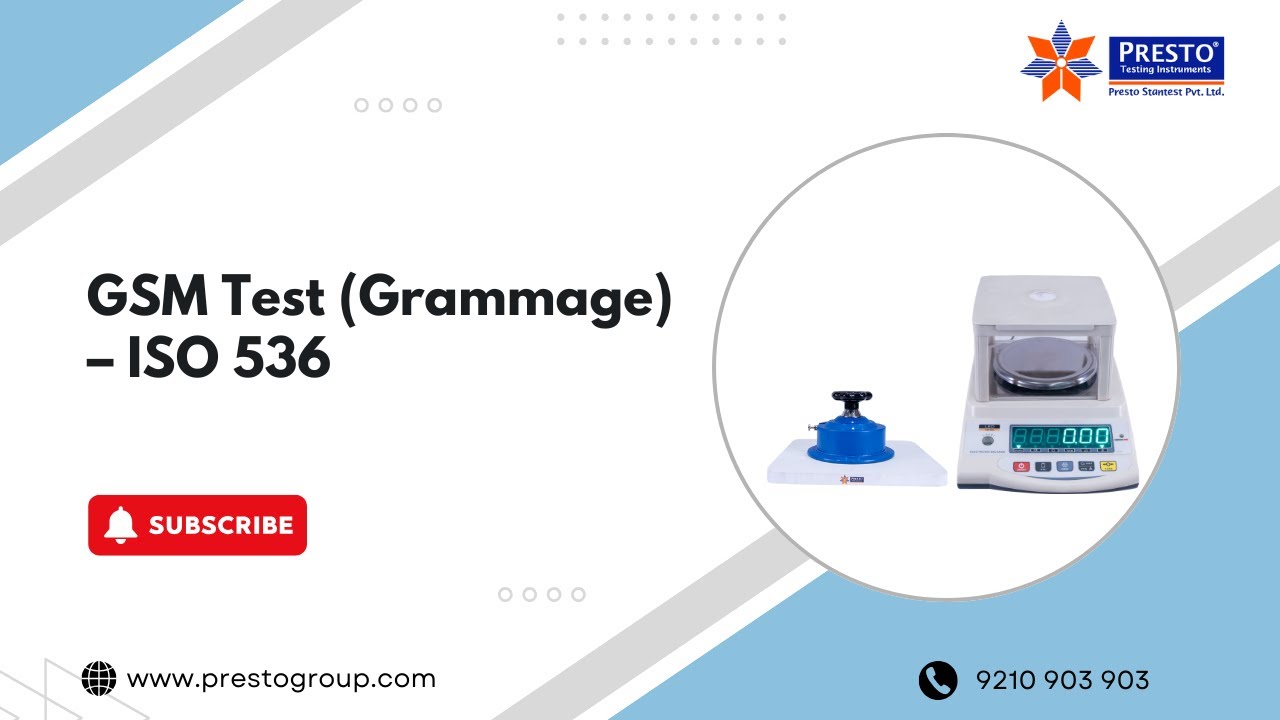 GSM Test as per ISO 536 – Complete Technical Guide for Paper ...