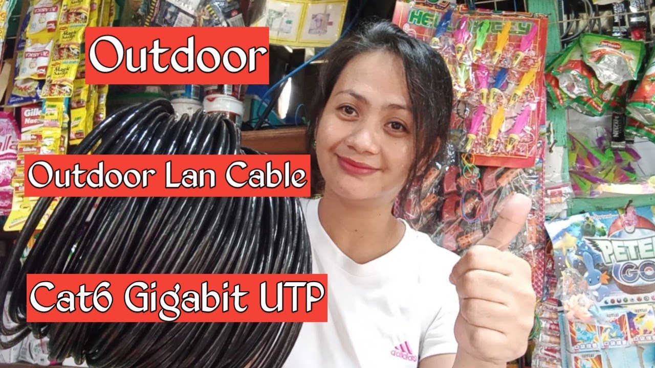 utp cat6 ราคา  Update  Outdoor Lan Cable Cat6 Gigabit UTP Cable Patch Cord Cat6e with metal