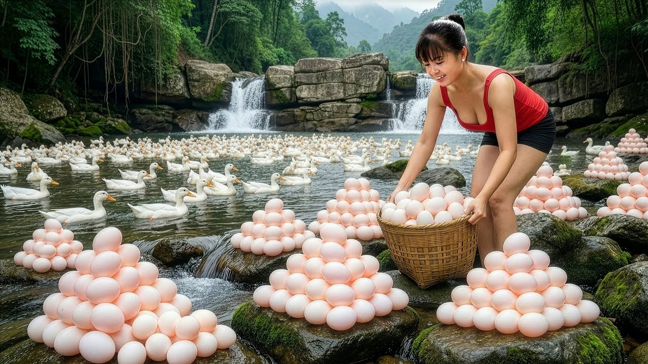 CEO Girl Braves the Freezing Highlands to Collect Duck Eggs – Morning Market Sells Out Fast