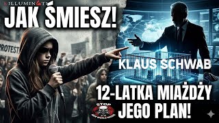 JAK ŚMIESZ!” 12-latka miażdży Klausa Schwaba i jego plan !! (LEKTOR PL)