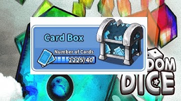Random Dice open 2225 point Card box - Sad day but cool music
