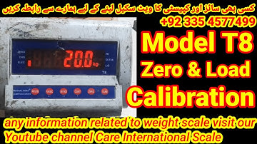 Wazen k fark ko kesy theak kary | T8 Weighing Machine Calibration