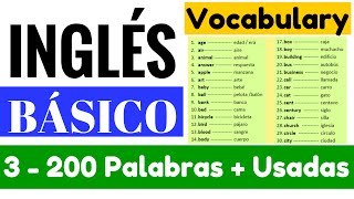 Lista de las 200 palabras más usadas en Inglés (Sustantivos) "Yes en Inglés 1" [Video 3] screenshot 5