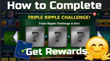 How to complete Tripple Ripple Challenge in 8 Ball Pool