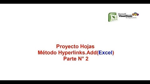 Proyecto Hojas Método Hyperlinks.Add(Excel)  Tips VBA N° 2