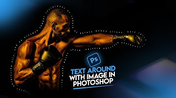 Photoshop QUICK Tip: How to Conform Text Around Any Image or Shape