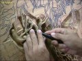 Olaf in Thailand / Episode 79: Kanchanaburi - Holzschnitzerei-Werkstatt / Wood carving workshop