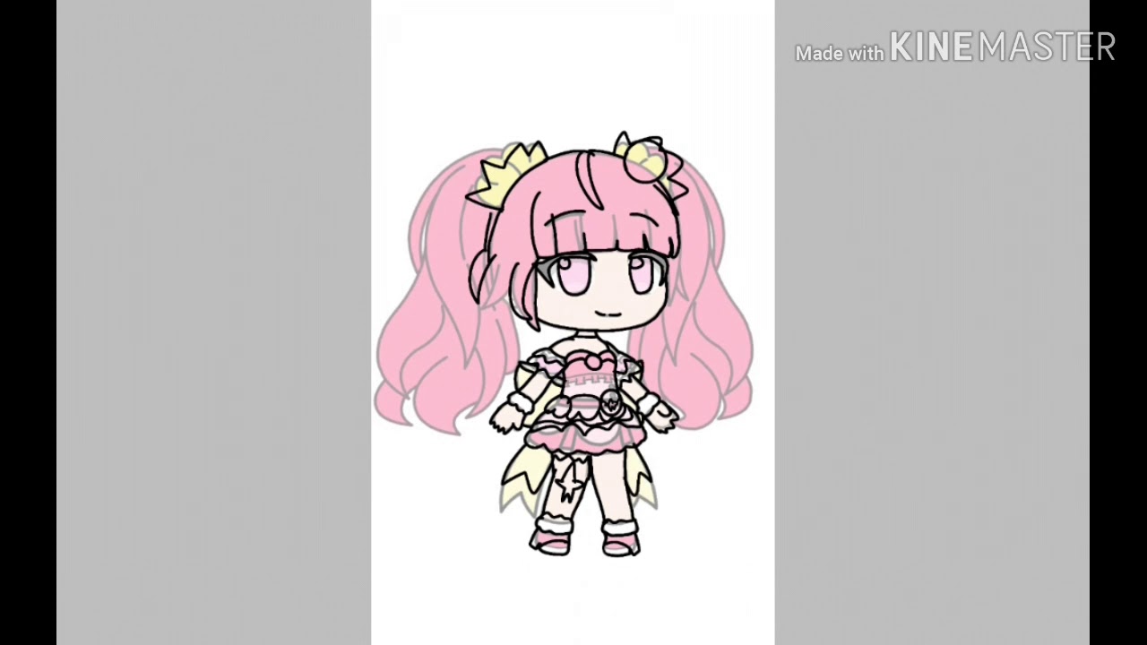 Pink precure Gacha Life Speedpaint Part 1