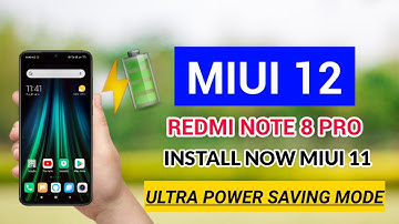 ENABLE MIUI 12 ULTRA POWER SAVING MODE || REDMI NOTE 8 PRO || MIUI 12 SECURITY APP NEW UPDATE