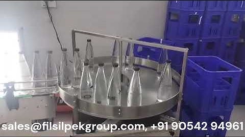 Glass Water Bottle Packing Machine  #waterfillingmachine #fillingmachine -Filsilpek - +919054294961
