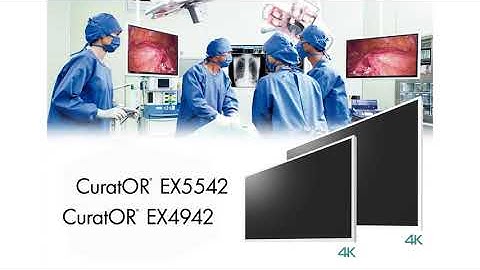 4K UHD Surgical Monitors - EIZO CuratOR EX5542 and EX4942