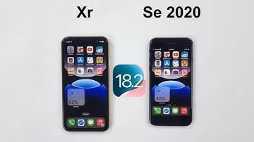 iPhone SE 2020 vs iPhone XR - SPEED TEST iOS 18.2