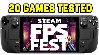 Steam FPS Fest - 20 Games Tested On The Steam Deck