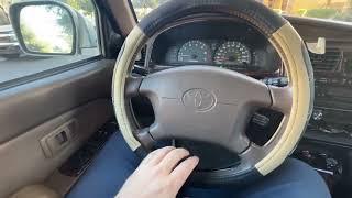 Test fit the Elantrip Steering Wheel Cover on a 3rd gen 4Runner