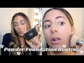 POWDER FOUNDATION ROUTINE: All Power Full Coverage Makeup Look | Estee Amos