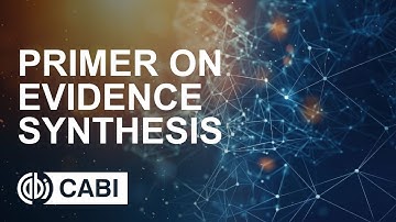 Primer on Evidence Synthesis and online course from CABI Academy