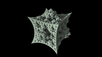 Hyperbolic transformation of Koch quadratic fractal