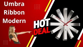Best Umbra Ribbon Modern Silent Non Ticking Wall Clock Review in 2022Best Silent wall clock 12 inch