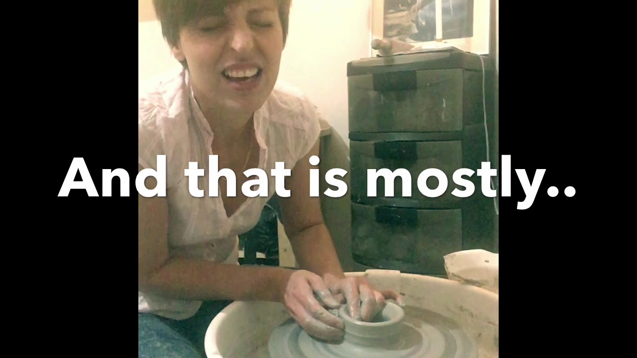 How to throw a mug on the wheel - YouTube