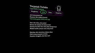 Download Lagu Terpatah Terluka • Lagu Nabila Taqiyyah || #lyrics #terpatahterluka #nabilataqiyyah #musik #hits MP3