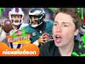 Owen Holt Reacts to INSANE 2025 NFL Plays 🔥🏈 ft. Josh Allen, Jalen Hurts & More | Nick Sports