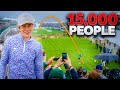 I Hit a Golf Shot In Front Of 15,000 People