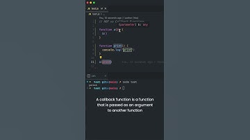 Callback and Higher Order Functions - The Difference