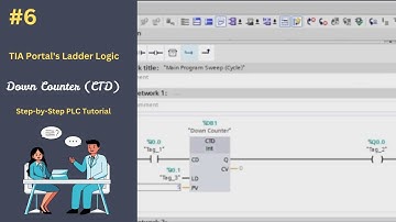 Down Counter in TIA Portal | PLC Ladder Logic Tutorial | Siemens PLC