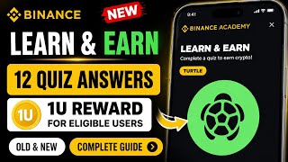 Claim 1U FREE! Binance Learn & Earn Complete Guide | what is turtle quiz 2026