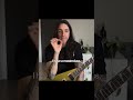 Looks easy but took me time to play corrrctly this riff!👉 #metallica #metal #electricguitar