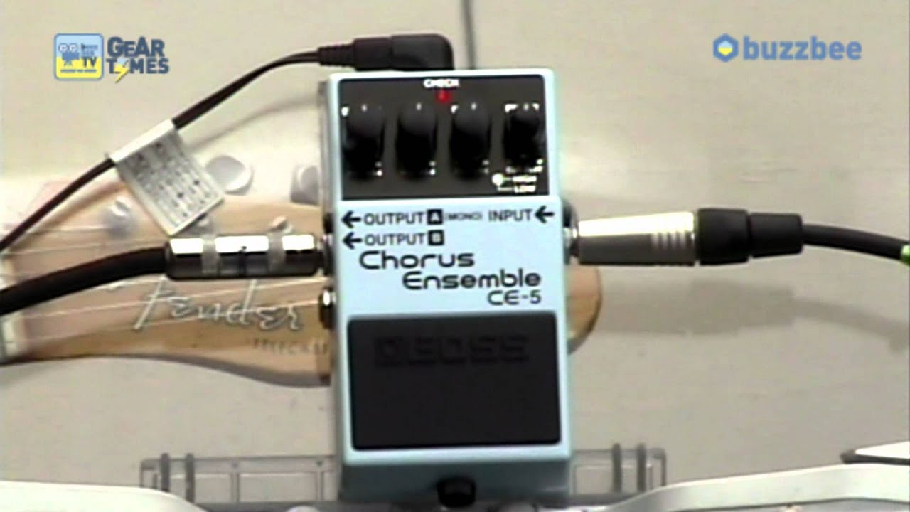 Boss 이펙터 Chorus Ensemble CE-5 - YouTube