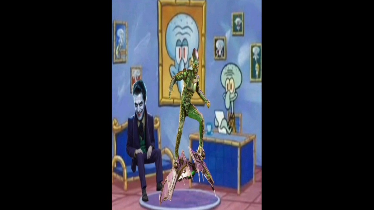 Joker & Green Goblin send Squidward to Jesus #shorts #joker #greengoblin