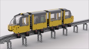 Lego Mindstorms EV3 Monorail - Work in Progress