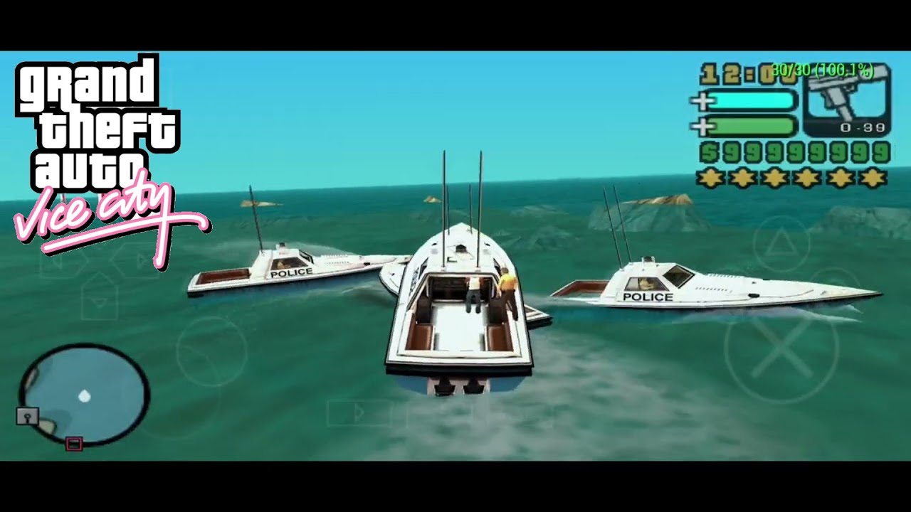 Gta Vice City Stories Gameplay Max Level Wanted 6 Police Stars 