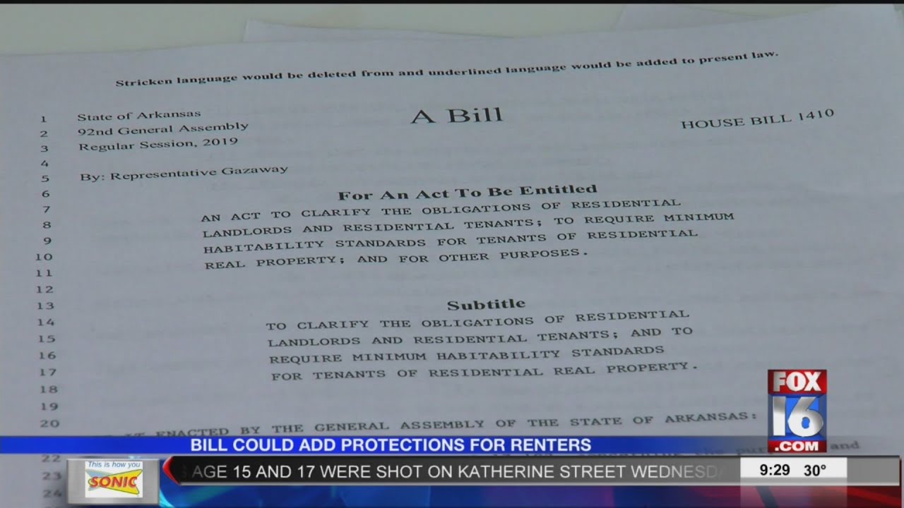 Setting standard for safe living conditions