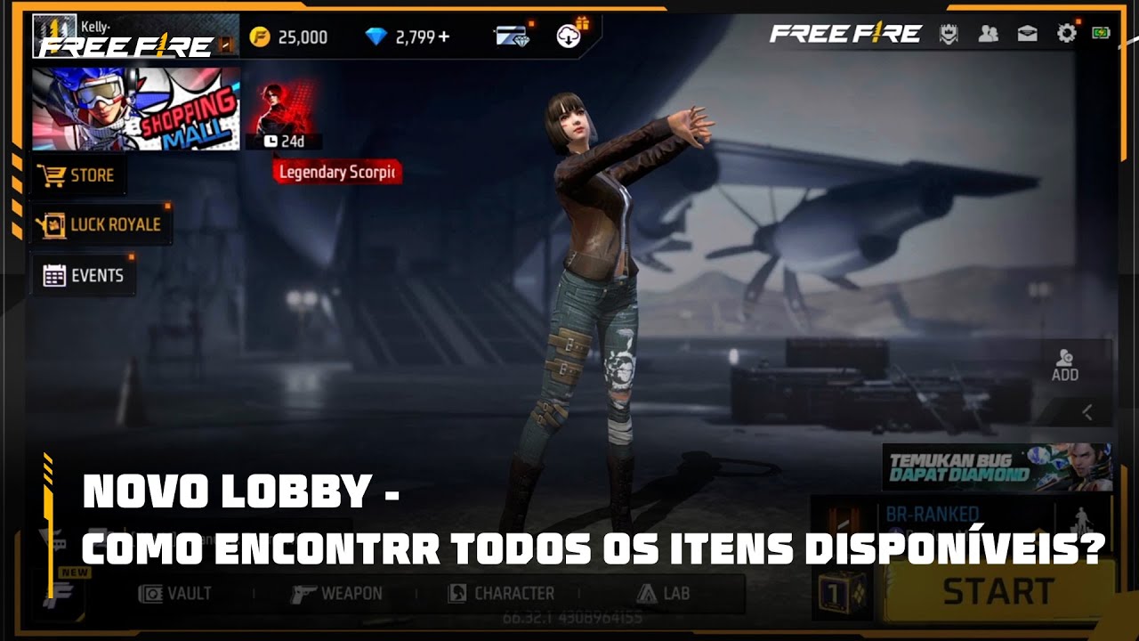 Free Fire Original Lobby