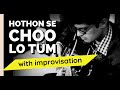 Hothon se chhu lo tum  guitar instrumental cover  kapil srivastava  jagjit singh  live music