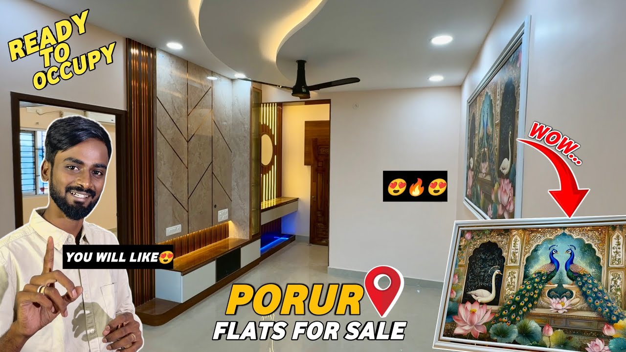 🔥Flats for sale in Porur😍Ready to Occupy🏡Direct Builder😱Sure,You will like it❤️