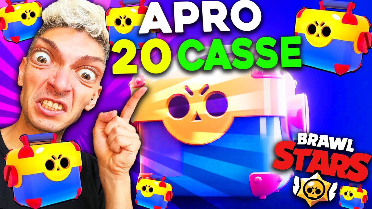 APRO 20 MEGACASSE SU BRAWL STARS E POI DEVASTO TUTTI !! - YouTube