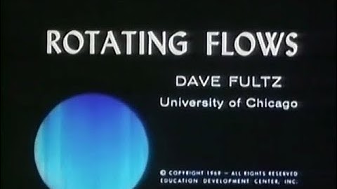 Rotating Flows