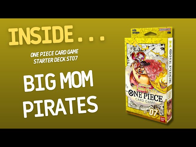 one piece card game big mom starter deck One Piece Card Game Big Mom Pirates (ST-07) Starter Deck – Metro Hobbies